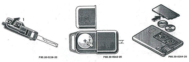 Remplacement pile telecommande mercedes #4