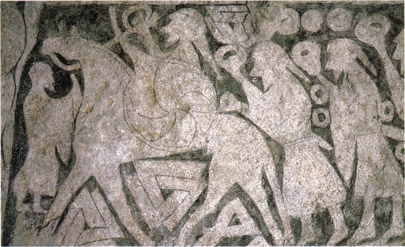 Stèle provenant de la pro­vince de Gotland.