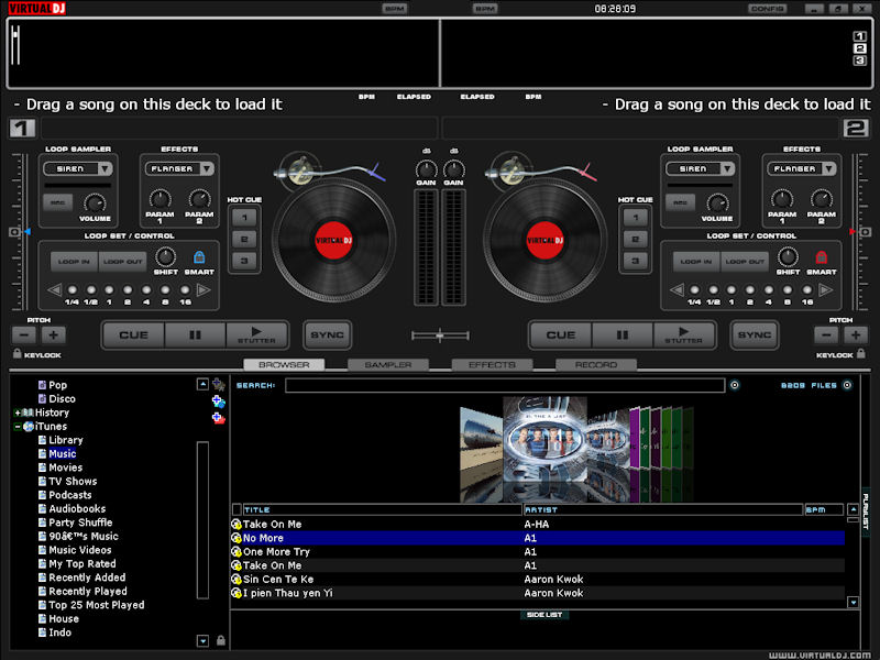 Atomix Virtual DJ Professional 5.0.7 Addons Effects Skins 64 bit