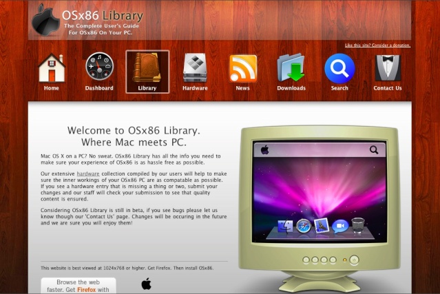 today Tim Smart published his site "OSX86Library" on insanelymac, the site is meant to be a an HCL database for osx86,