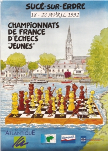 affiche des championnats de France jeunes 1992