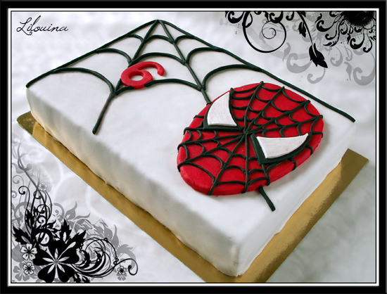 gateau anniversaire spiderman facile - Gâteau d'anniversaire spiderman La petite cuisine de Nini 