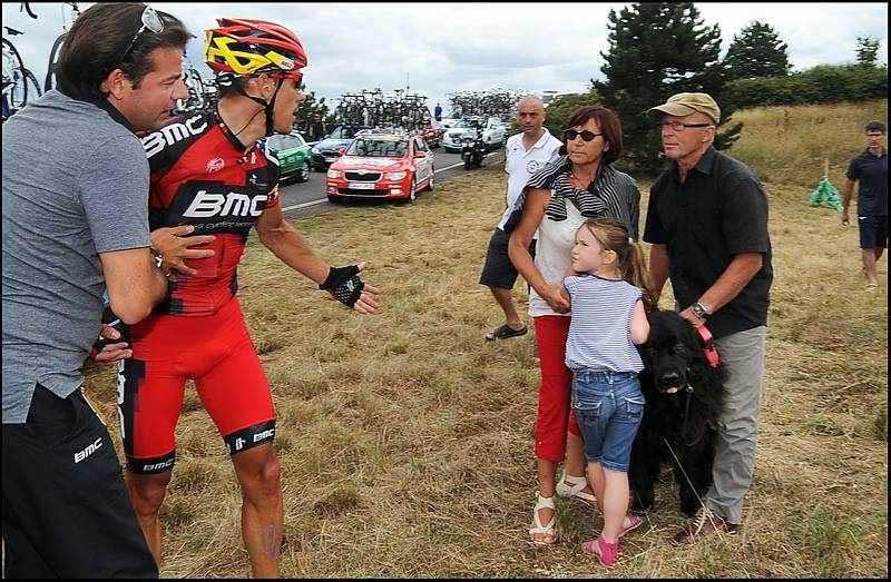 chute tour de france