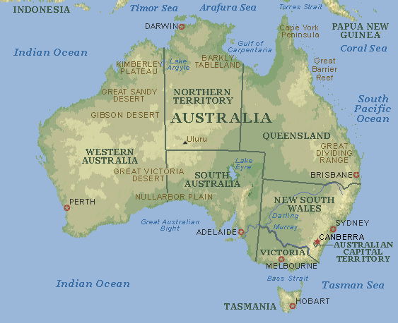 خرائط واعلام أستراليا ٢٠١٢  - Maps and flags of Australia 2012