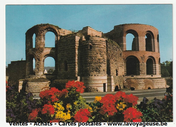 Image hébergée par lavoyageuse.be,CP 742, Trier, Thermes Impériaux, édition Thomassin 